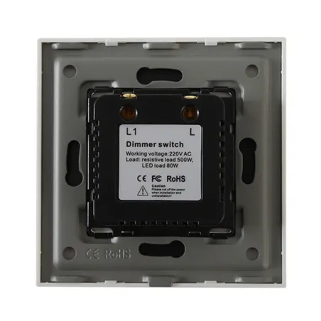 Interrupteur variateur rotatif noir ou blanc a composer