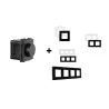 Interrupteur variateur rotatif noir ou blanc a composer