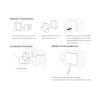 Télécommande rf murale pour contrôleur cct 4 zones Miboxer