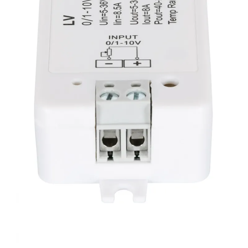 Contrôleur variateur 1-10v Ruban LED Monochrome 5v-36V compatible Télécommande RF et Bouton Poussoir