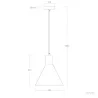 Plafonnier suspension métal noir et bois culot e27