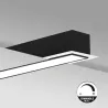 Encastré barre aluminium profilé led 50cm-100cm-150cm-200cm-noir