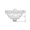 Lampe à LED ES-111 LED SL/3000K/SR - Pas cher