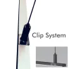 Suspension barre aluminium noir profilé led souple 50cm-100cm-150cm-200cm