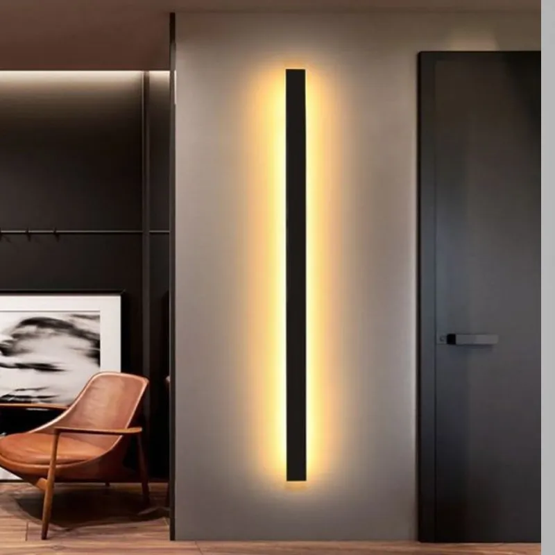 applique-noire-barre-aluminium-profile-led-variable-ip54-50cm-100cm-150cm-200cm-noir