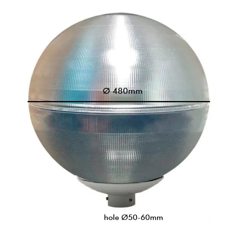 tete-de-mat-boule-48cm-culot-e27-eclairage-public-40w-3400-lumes