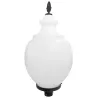 Tête de mat lanterne 80cm opaque culot e27 éclairage public 40w 3400 lumens