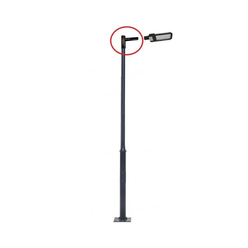 crosse-pour-mat-poteau-droit-tete-candelabre-eclairage-public-noir