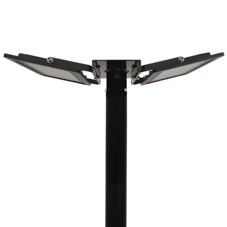 support-projecteur-pour-mat-poteau-droit-candelabre-eclairage-public-noir