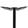 support-projecteur-pour-mat-poteau-droit-candelabre-eclairage-public-noir