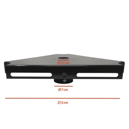 support-projecteur-pour-mat-poteau-droit-candelabre-eclairage-public-noir