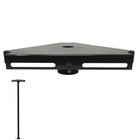 support-projecteur-pour-mat-poteau-droit-candelabre-eclairage-public-noir