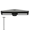 support-projecteur-pour-mat-poteau-droit-candelabre-eclairage-public-noir