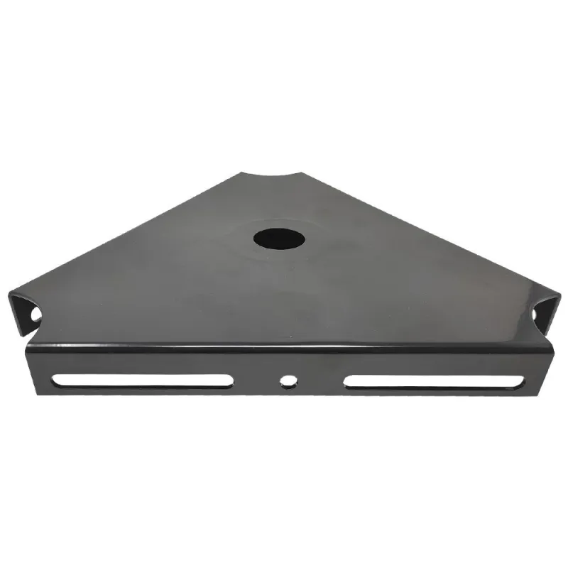 support-projecteur-pour-mat-poteau-droit-candelabre-eclairage-public-noir