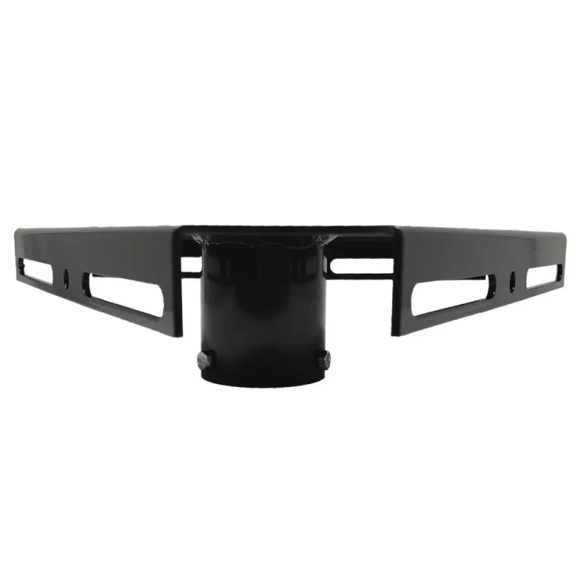 support-projecteur-pour-mat-poteau-droit-candelabre-eclairage-public-noir