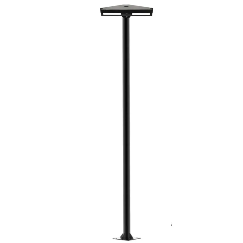 support-projecteur-pour-mat-poteau-droit-candelabre-eclairage-public-noir