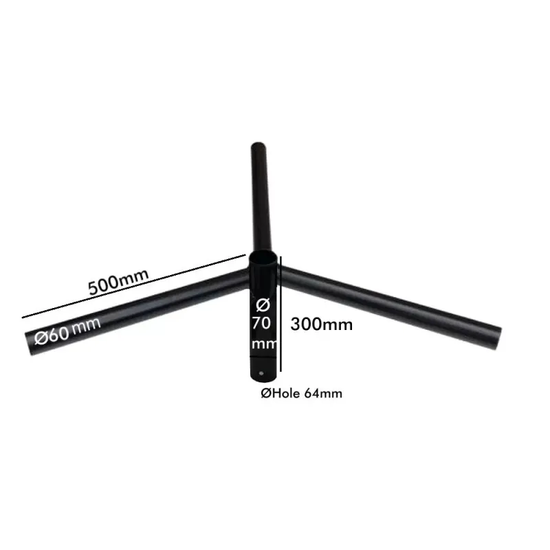 crosse-triples-pour-mat-poteau-droit-tete-candelabre-eclairage-public-noir