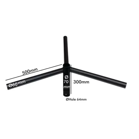 crosse-triples-pour-mat-poteau-droit-tete-candelabre-eclairage-public-noir