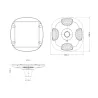 tete-de-lampadaire-solaire-100w-avec-mat-reglable-4000k-ip65