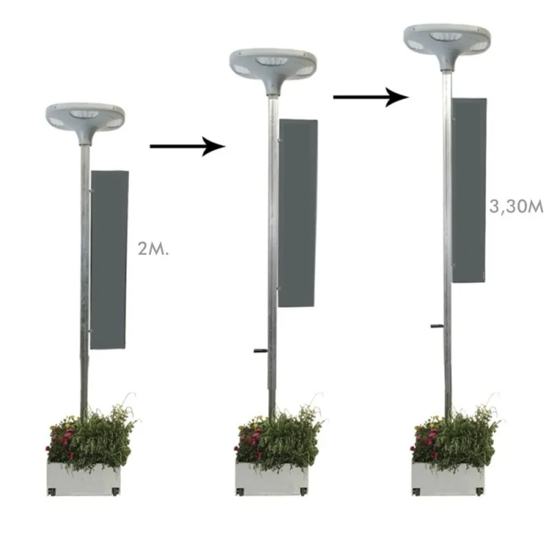 tete-de-lampadaire-solaire-100w-avec-mat-reglable-4000k-ip65