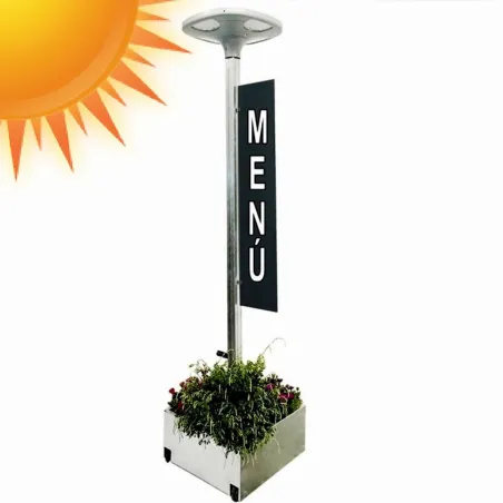 tete-de-lampadaire-solaire-100w-avec-mat-reglable-4000k-ip65