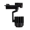 projecteur led 30w noir-36°-cri 80-3000lm-3000k-4000k-5000k-sur rail 3 allumages aluminium noir boutiques commerces