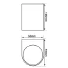 applique-murale-exterieure-ip54-effet-rouille-marron-simple-gu10