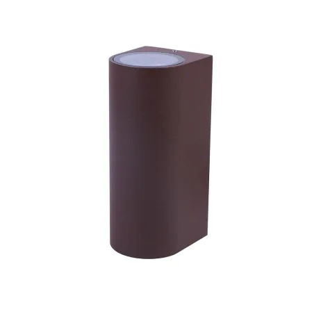 applique-murale-exterieure-ip54-effet-rouille-marron-double-gu10