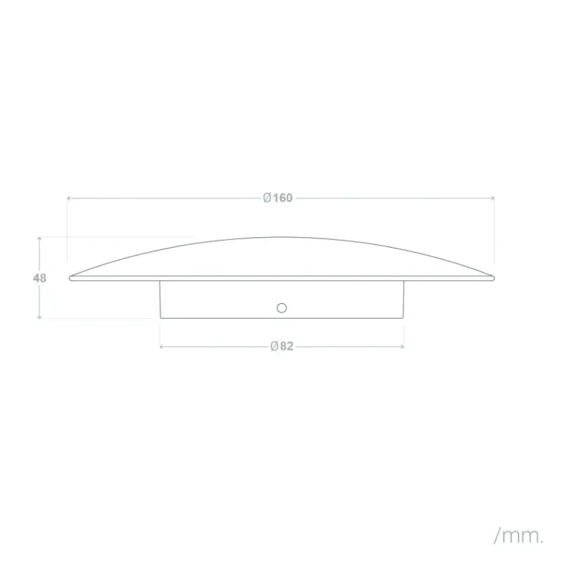 applique-led-rond-blanc-diametre-160mm-eclairage-indirect-6w-320-lumens-3000k
