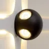 applique-murale-exterieure-12w-led-4-voies-1320-lumens-3000k-demi-boule