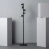 lampadaire intérieur luminaire noire culot e27 boule verre