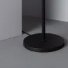 lampadaire intérieur luminaire noire culot e27 boule verre