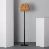 lampadaire-sur-pied-abat-jour-tresse-culot-e27-pied-noir