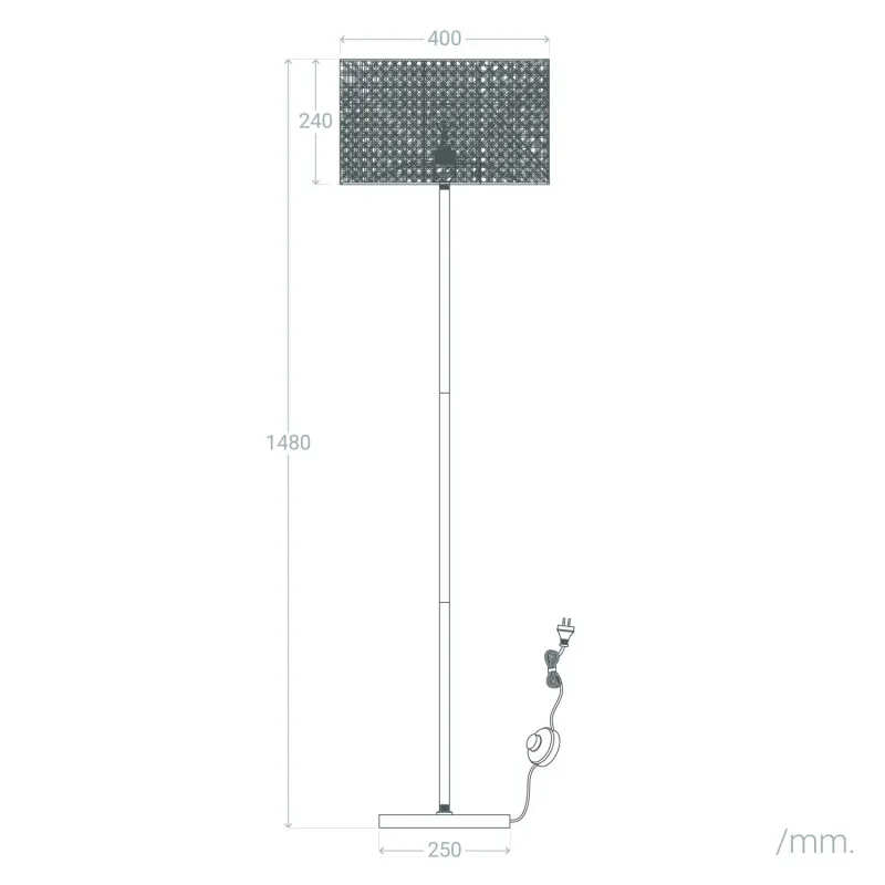 lampadaire-sur-pied-abat-jour-rotin-culot-e27-pied-blanc