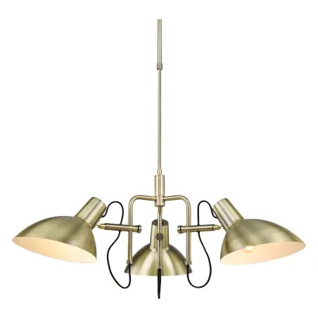 Metropole 3 suspension laiton antique