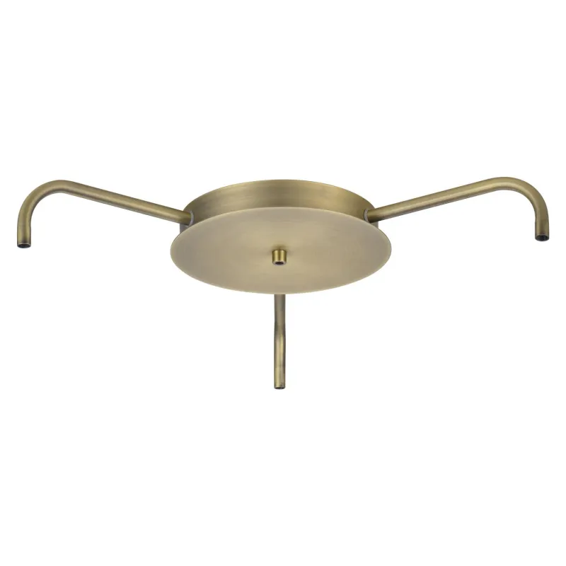 Patère 4 lampes antique