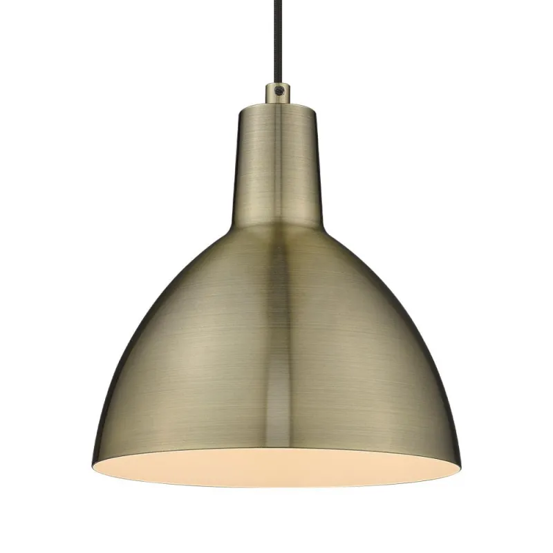 Metropole suspension diam.15 laiton antique