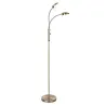 Vegas lampadaire avec Dimmer laiton antique