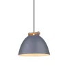 ARHUS suspension diam.18cm G9,  gris / bois
