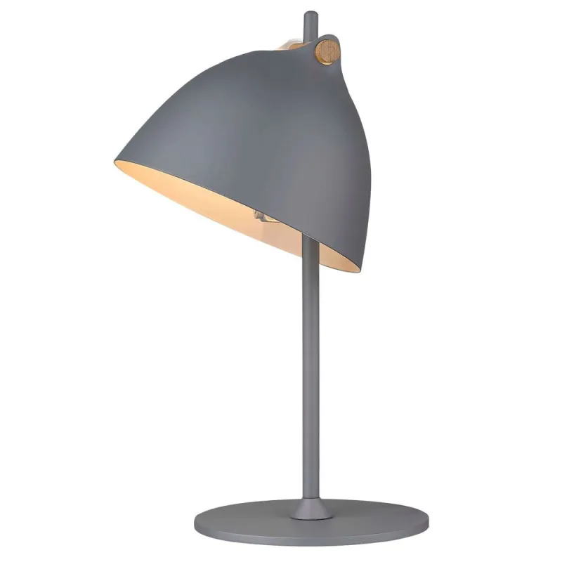 ARHUS lampe à poser diam.18 G9,  gris / bois
