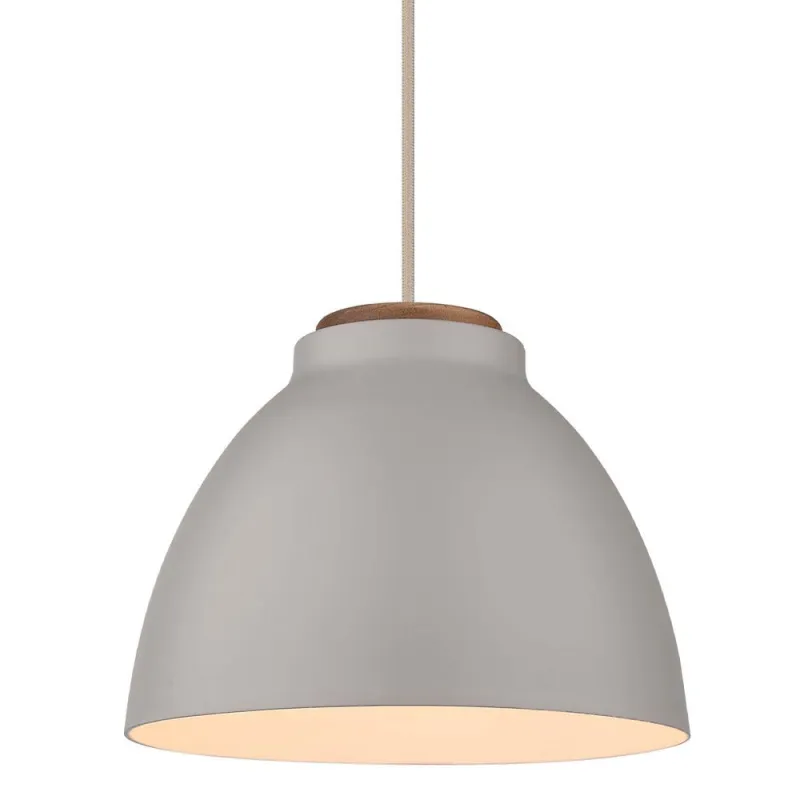 NIVA  suspension diam.24 E27,  gris / bois