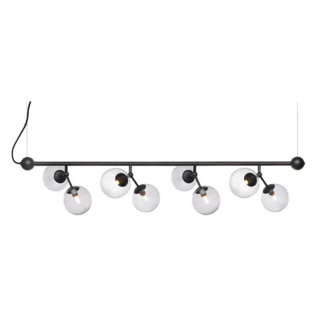 ATOM Maxi Horizontal noir et gris verre, 8xG9