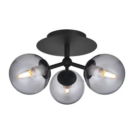 ATOM TRIO, noir et gris verre, 3xG9