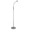 HUDSON lampadaire l. LED 1L G9, verre opal / acier