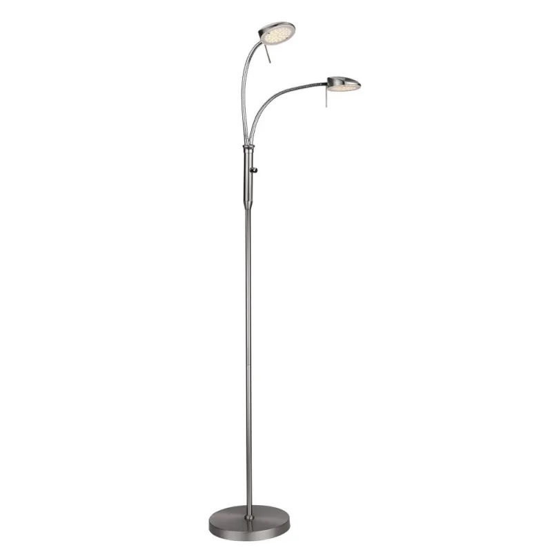 VEGAS lampadaire LED 7W 2L acier