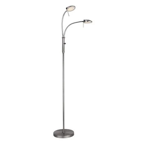 VEGAS lampadaire LED 7W 2L acier