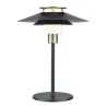 RIVOLI lampe à poser noir/laiton antique