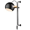 D.C  applique diam.18 long E27, noir / chene