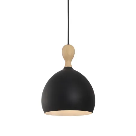 Dueodde suspension Metal/bois diam.18cm E27 noir