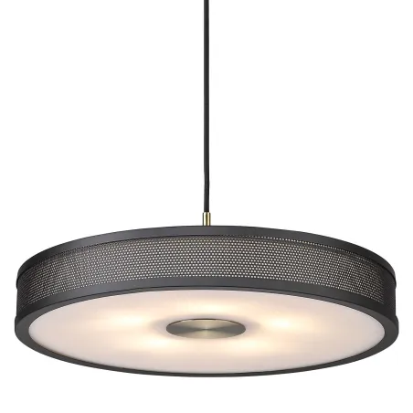 Panel suspension noir antique 5xG9 Metal diam.43cm